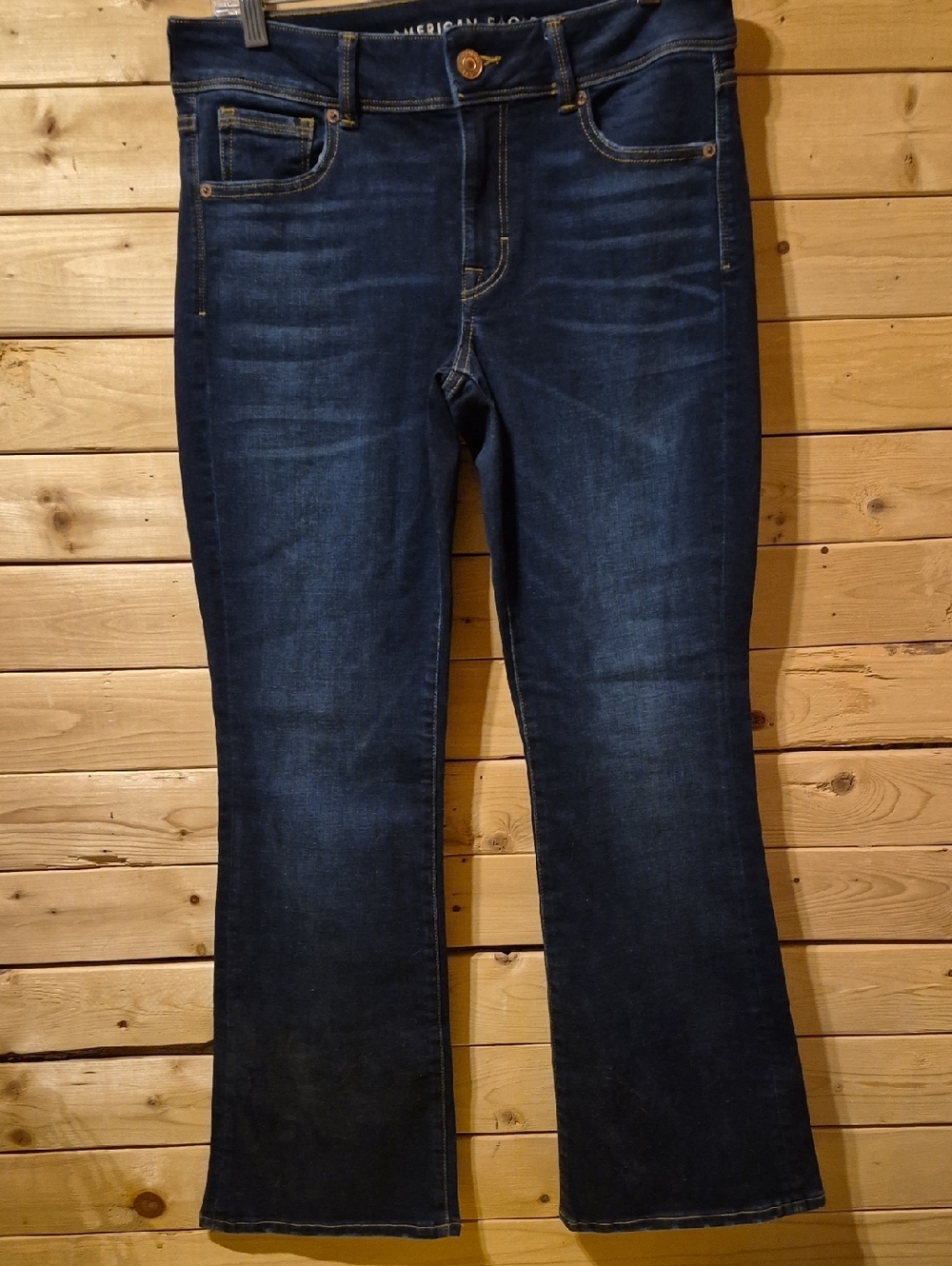 Womens American Eagle Jeans Size 10 Regular Kick Boot Flare